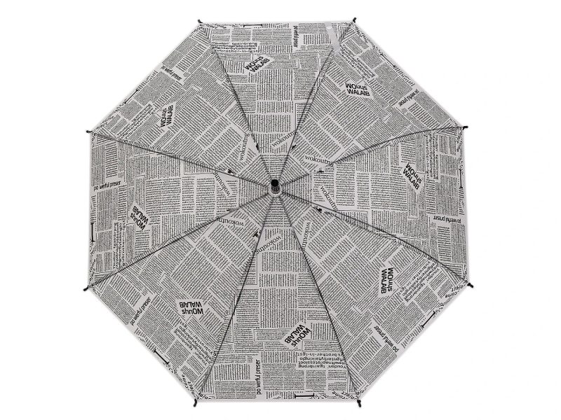 Dámský / dívčí vystřelovací deštník noviny