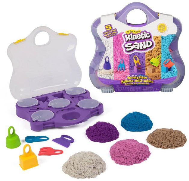 Kinetic Sand kinetický písek v kufříku (nástroje, Spin Master)