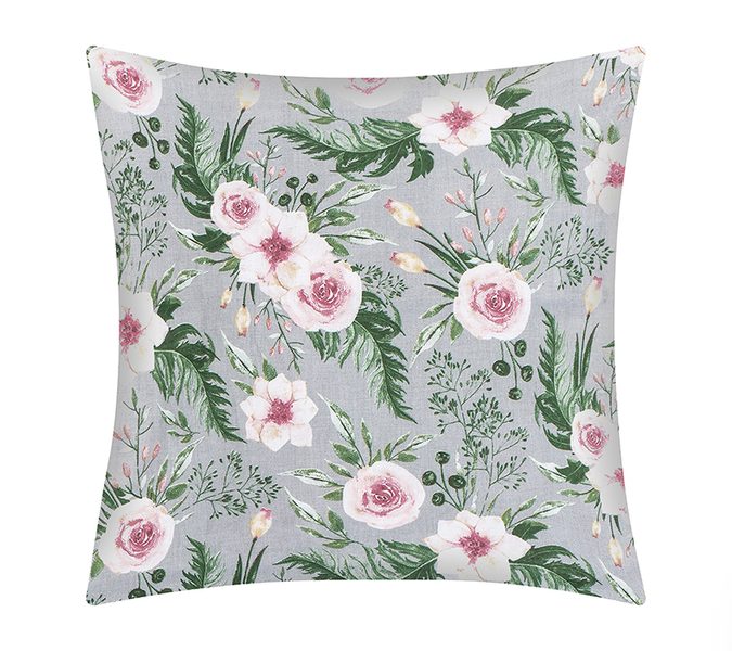 Polštářek ADÉLA Růžová,Šedá,Zelená 55/245