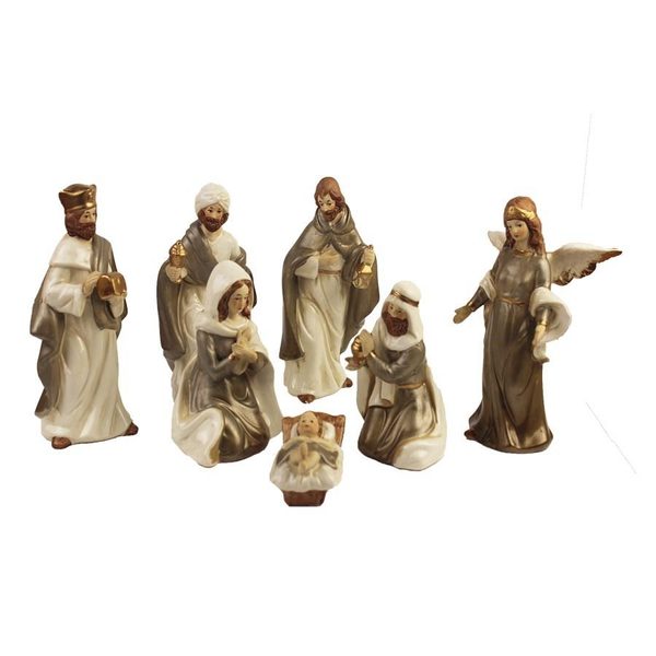 Figurky do Betléma 7 ks X2889 - výška 17.6 cm