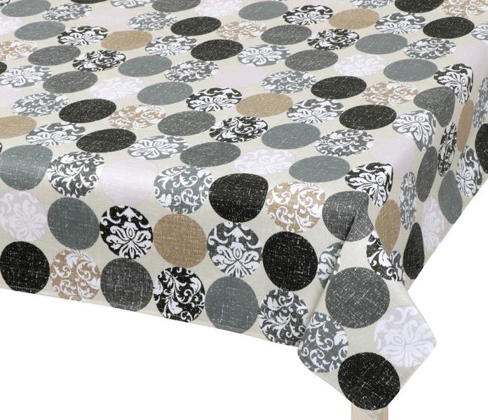 Ubrus BERTA Šedá,Bílá,Béžová 605