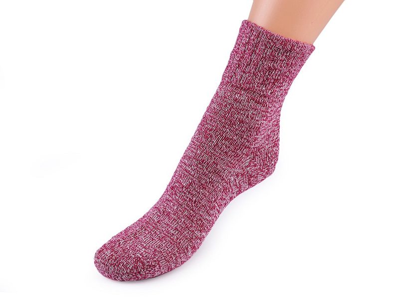 Ponožky teplé žíhané unisex