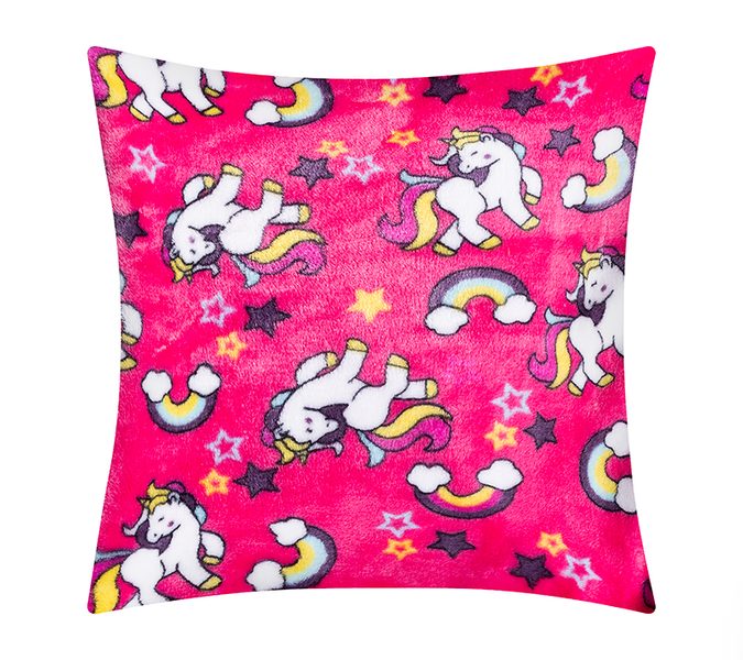 Polštářek ELLÍK - dětský motiv Růžová,Bílá 7023/232 35x40 cm