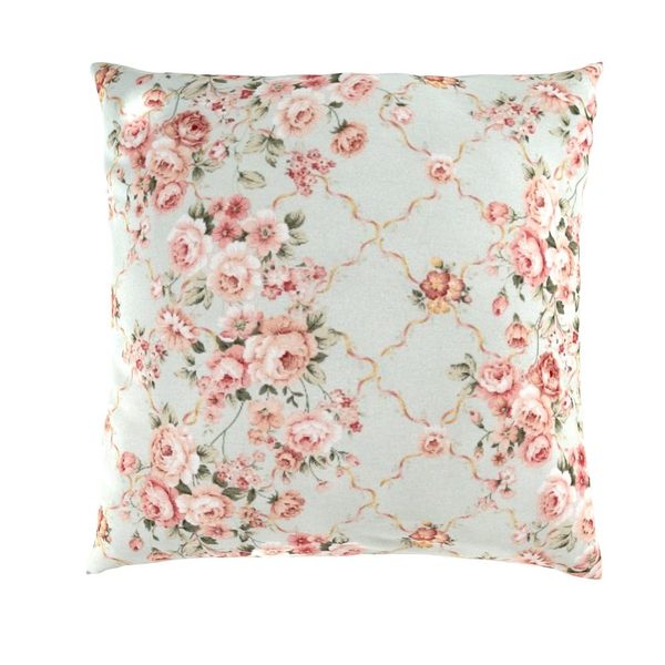 Povlak na polštář hladká bavlna PROVENCE ROSÁLIE zelená