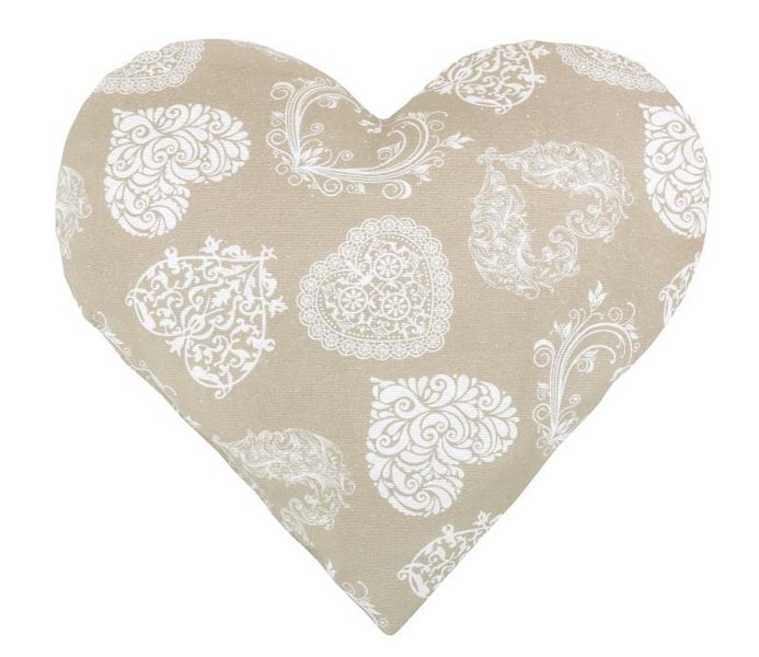 SRDCE Béžová 3223/137 42x40 cm