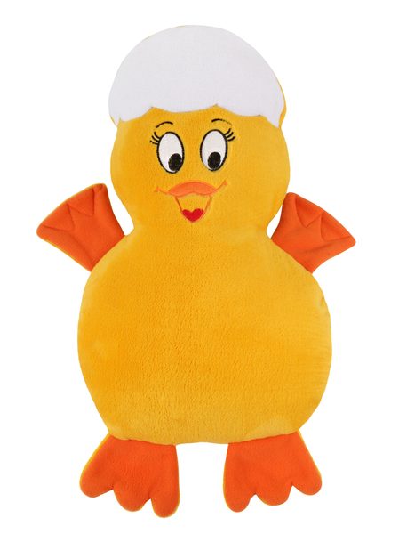 Tvarovaný polštářek kuřátko - Velikonoce - cca 36x54 cm kuřátko - žlutá
