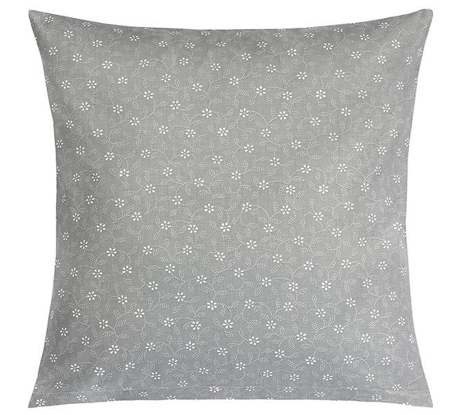 Polštářek ADÉLA Šedá,Bílá 55/227 40x40 cm