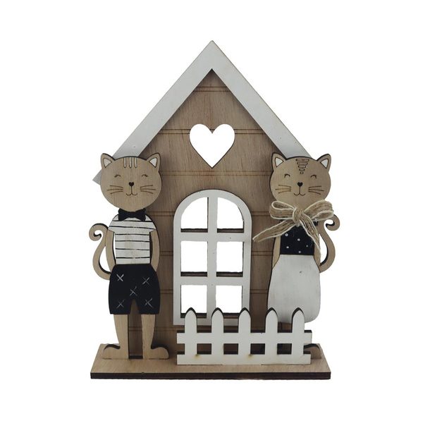 Dekorace domeček D7793/1 - 16×4×21.5