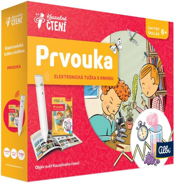 ALBI Kouzelné čtení elektronická tužka 2.0 + učebnice Prvouka na baterie Zvuk