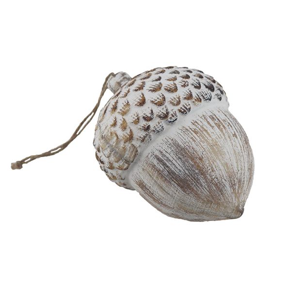 Dekorace žalud k zavěšení D7198 - 9×9×23 cm