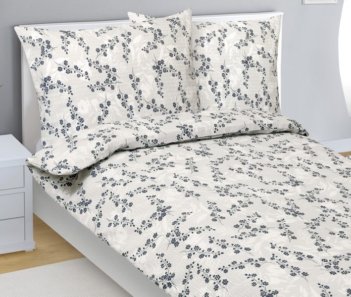 Povlečení krepové Béžová,Šedá,Červená 80/813