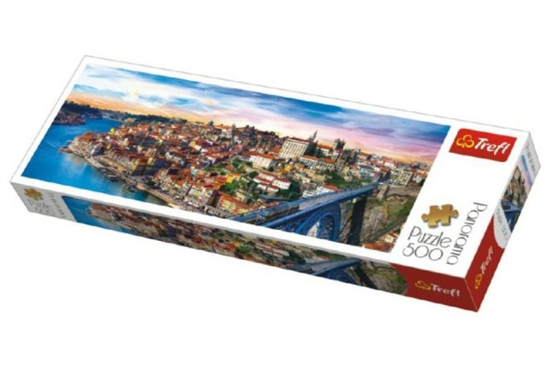 Puzzle Porto, Portugalsko panorama 500 dílků 66x23,7cm
