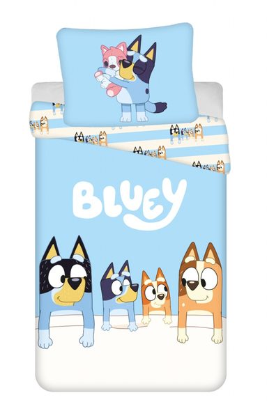 Povlečení Bluey 140x200, 70x90 cm