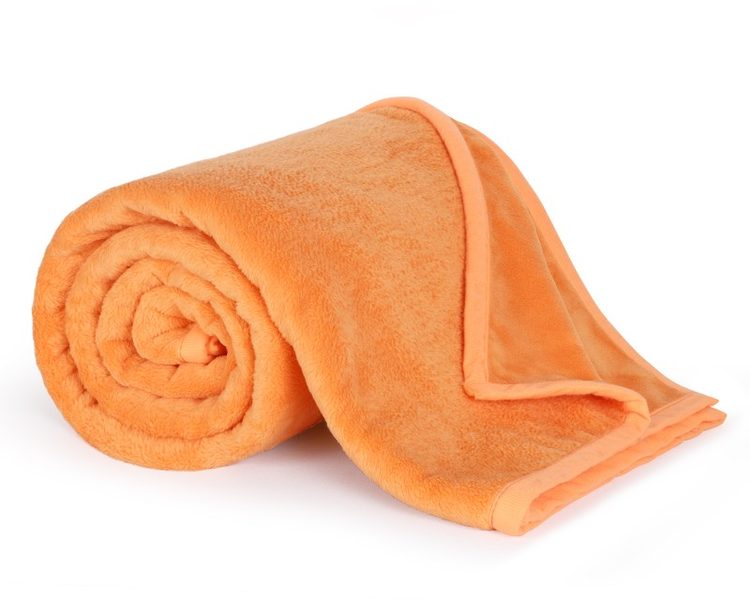 Přikrývka Korall micro jednolůžko Lososová 6014/007