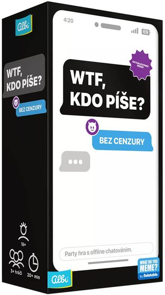 ALBI HRA WTF, kdo píše? Pro dospělé *SPOLEČENSKÉ HRY*