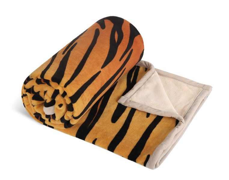 Přikrývka Korall micro jednolůžko Hnědá,Černá 6118/333