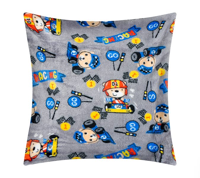 Polštářek ELLÍK - dětský motiv Modrá,Šedá 7023/205 35x40 cm