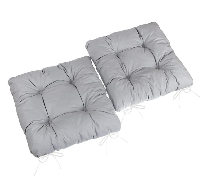 Sedák Adéla prošívaný - SET 2ks Šedá 41/302
