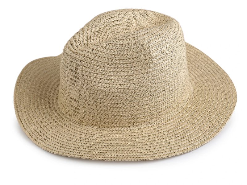 Letní klobouk / slamák unisex k dozdobení