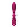 Vive Kura Thrusting G Spot with Flapping Tongue and Pulse Wave Stimulator Pink