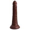 Pipedream King Cock Elite 7 Silicone Dual Density Cock Brown