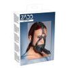 ZADO Leather Head Harness with Dildo