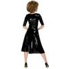 Black Level Vinyl Coat Dress