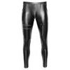NEK Narrow Matte Look Trousers with Zips 2140314 Black