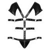 Svenjoyment Body Harness with Restrains 2150484 Black