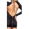 Cottelli Mini Dress with Large Cut Out at the Back 2719266 Black