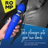 ROMP Flip Wand Massager Blue