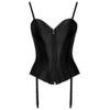 Cottelli Matt Satin Corset 2611465 Black