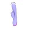Loveline Smooth Silicone Rabbit Vibrator - Digital Lavender