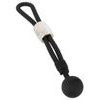 Rebel Heavy Rope Cock Strap with Ball Black