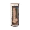 SilexD Model 1 Vibrating Premium Silicone Dual Density Dildo 8" Flesh + dálkové ovládání