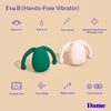 Dame Products EVA II Hands-Free Vibrator Quartz