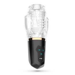 Crushious quasar rechargeable masturbator with suction