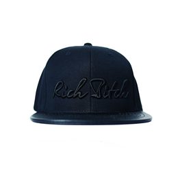 RICH BITCH SNAPBACK BLACK CAP