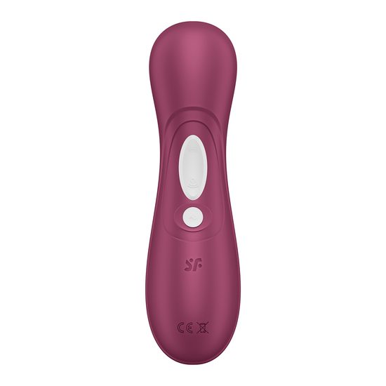 Satisfyer Pro 2 Generation 3 with Liquid Air Technology, Vibration and Bluetooth App Wine Red