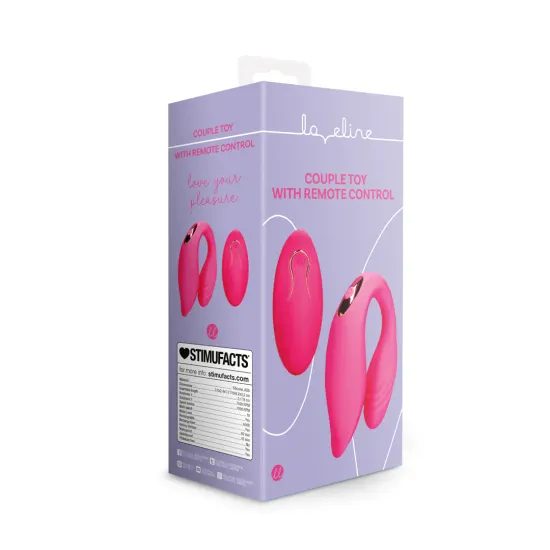 Loveline Couple Toy with Remote Control - Wild Strawberry