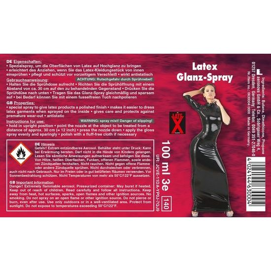 LateX Ošetřující prostředek LATEX GLANZ SPREJ 100ml