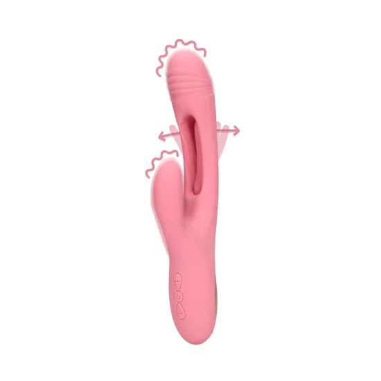 LOVELINE Flapping G Spot Rabbit Vibrator Pink Arabesque