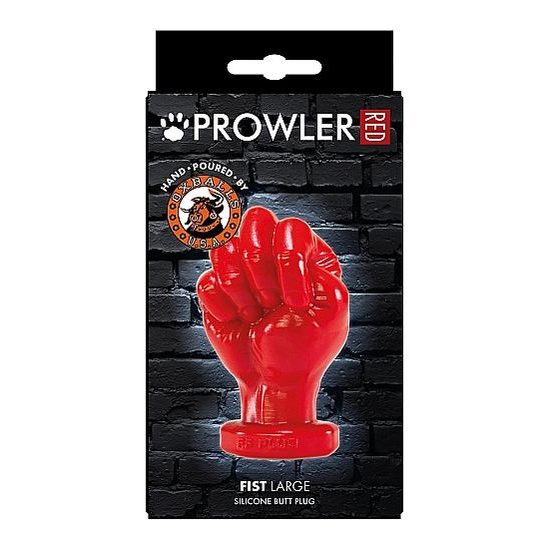 Prowler RED By Oxballs Fist Large Butt Plug Red