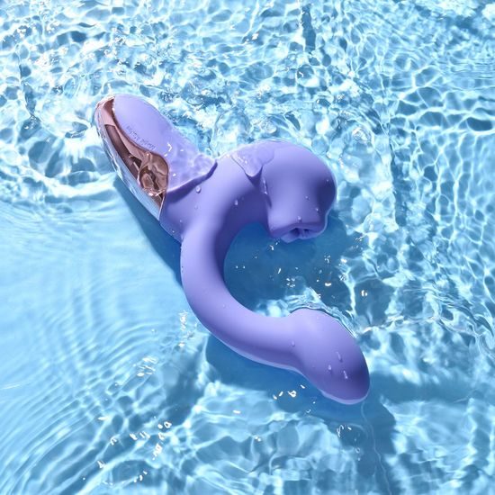 Magic Motion Magic Ponder Licking Dual Stimulation Vibrator App Controlled Purple