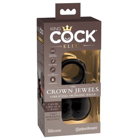 King Cock Elite KCE TCJ Vibrating Swinging Bal