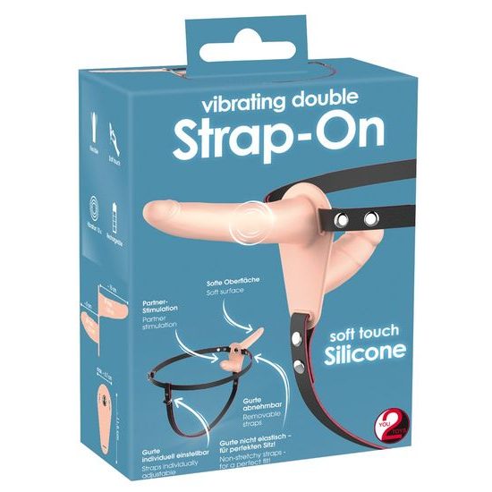 You2Toys Vibrating Double Strap-On