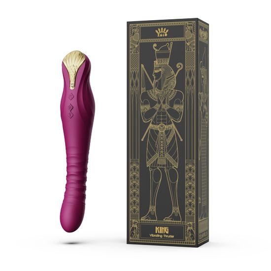 Zalo King Vibrating Thruster Velvet Purple