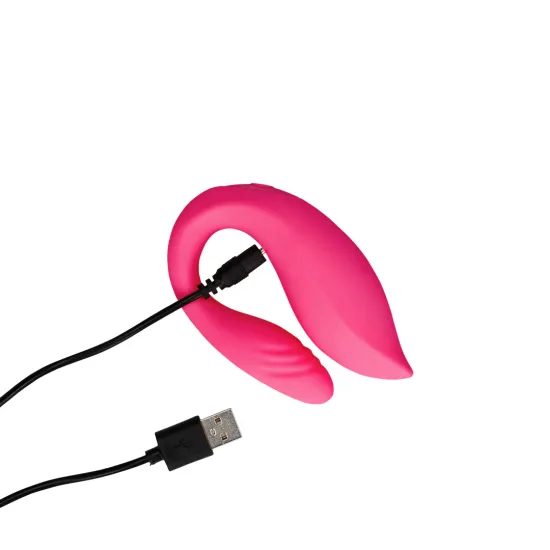 Loveline Couple Toy with Remote Control - Wild Strawberry