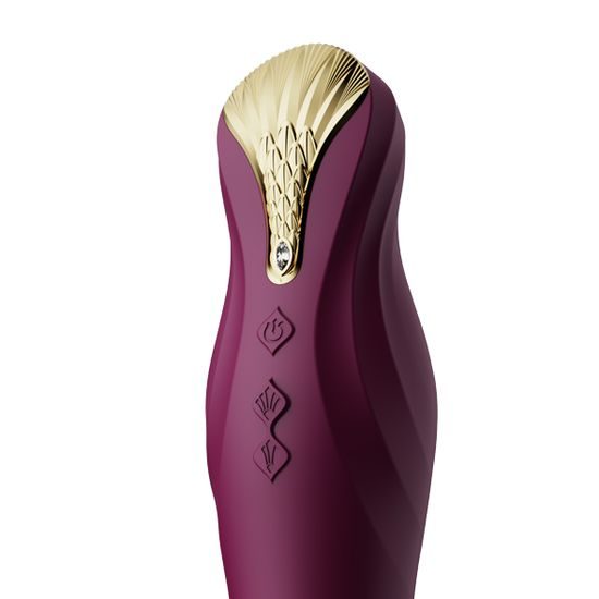 Zalo King Vibrating Thruster Velvet Purple