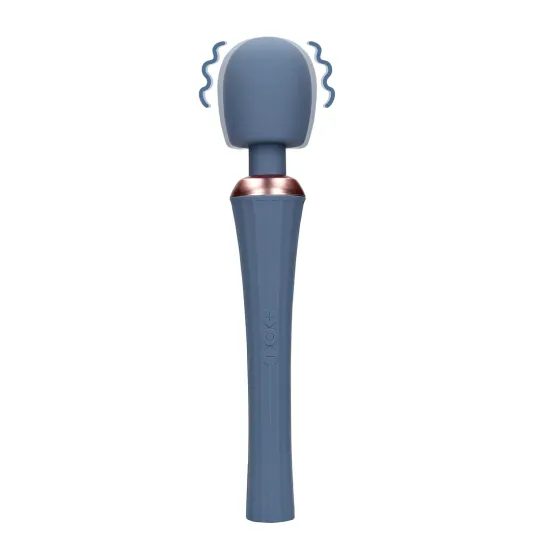 Loveline Powerful Wand Vibrator with Still Handle - Blue Nova